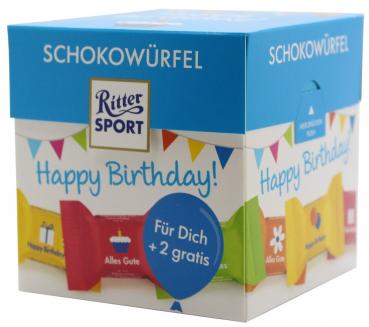 Ritter Sport Schokowürfel "Happy Birthday" 192g